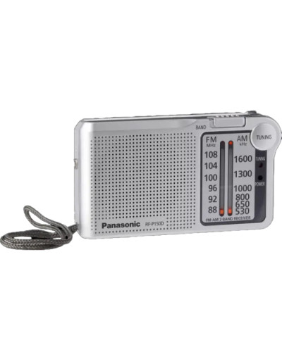 Карманный РадиоПриёмник FM AM Panasonic RF-P150DEG-S