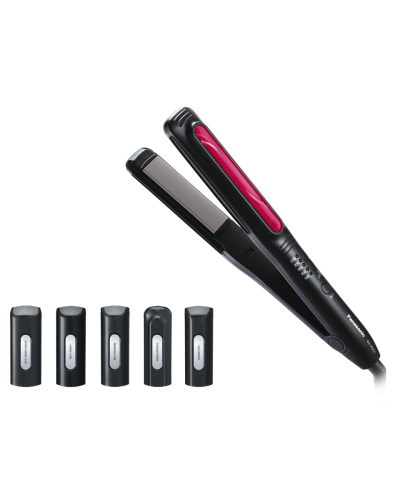 6-функциональный выпрямитель для волос Panasonic EH-HV51-K865 с 5 насадками