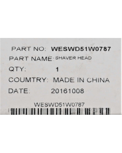 Частина корпусу (головка) для епілятора Panasonic WESWD51W0787
