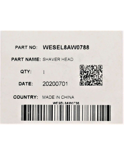 Частина корпусу (головка) до епілятора Panasonic WESEL8AW0788