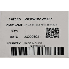 Головка для епіляції ніг/рук для епілятора Panasonic WESWD51W1067