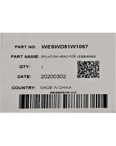 Головка для епіляції ніг/рук для епілятора Panasonic WESWD51W1067