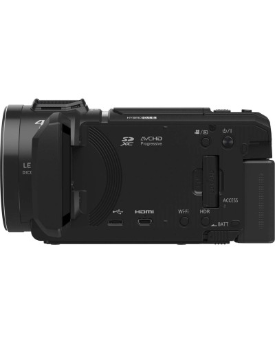 Panasonic Full HD Видеокамера HC-V800EE с отличным качеством изображения в условиях слабого освещения, поддержкой широкоугольного режима съемки 25 мм (запись 24p), оптическим 24-кратным масштабированием и объективом LEICA Dicomar