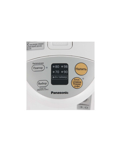 Электрический Термопот Panasonic NC-EG3000WTS объемом 3 литра с функцией приготовления кофе и энергосберегающим таймером на 6 часов Электрический Термопот Panasonic NC-EG3000WTS объемом 3 литра с функцией приготовления кофе и энергосберегающим таймером на 6 часов