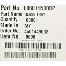 Стеклянная тарелка для микроволновки Panasonic E06014N30BP
