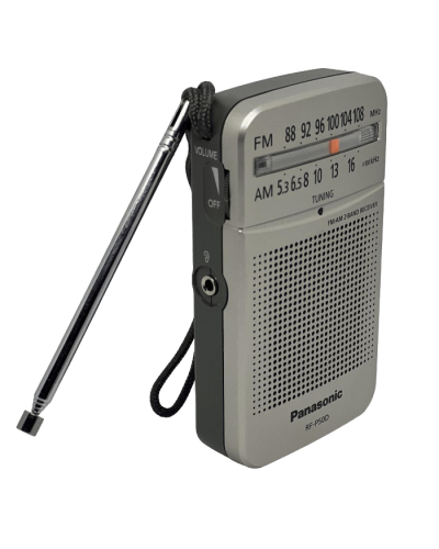 Карманный РадиоПриёмник FM AM Panasonic RF-P50DEG-S Карманный РадиоПриёмник FM AM Panasonic RF-P50DEG-S