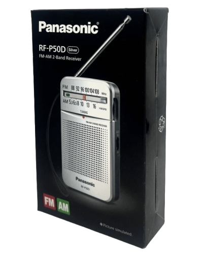 Карманный РадиоПриёмник FM AM Panasonic RF-P50DEG-S Карманный РадиоПриёмник FM AM Panasonic RF-P50DEG-S
