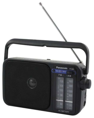 Портативный РадиоПриёмник FM AM Panasonic RF-2400DEE-K
