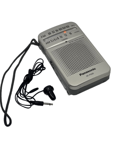 Карманный РадиоПриёмник FM AM Panasonic RF-P50DGС-S с наушником в комлекте Карманный РадиоПриёмник FM AM Panasonic RF-P50DGС-S с наушником в комлекте