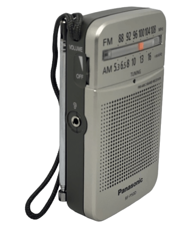Карманный РадиоПриёмник FM AM Panasonic RF-P50DGС-S с наушником в комлекте Карманный РадиоПриёмник FM AM Panasonic RF-P50DGС-S с наушником в комлекте