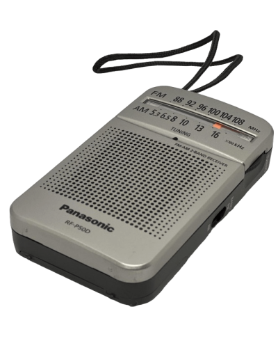 Карманный РадиоПриёмник FM AM Panasonic RF-P50DGС-S с наушником в комлекте Карманный РадиоПриёмник FM AM Panasonic RF-P50DGС-S с наушником в комлекте