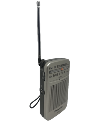 Карманный РадиоПриёмник FM AM Panasonic RF-P50DGС-S с наушником в комлекте Карманный РадиоПриёмник FM AM Panasonic RF-P50DGС-S с наушником в комлекте